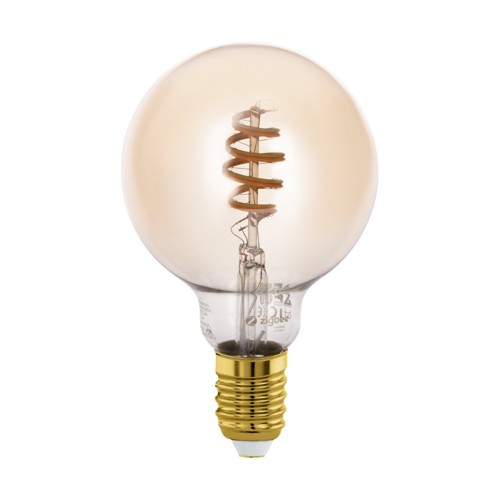 EGLO - E27 G95 Spiral LED Lampa - Amber - Tunable White - Zigbee & Bluetooth