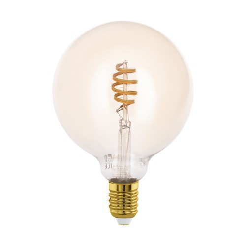 EGLO - E27 G125 Spiral Amber Smart Lampa - Zigbee & Bluetooth