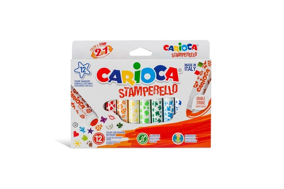 Carioca - Stamp marker, 12 pcs (809423)