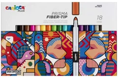 Carioca Plus - Prisma marker, 18 pcs (809302)