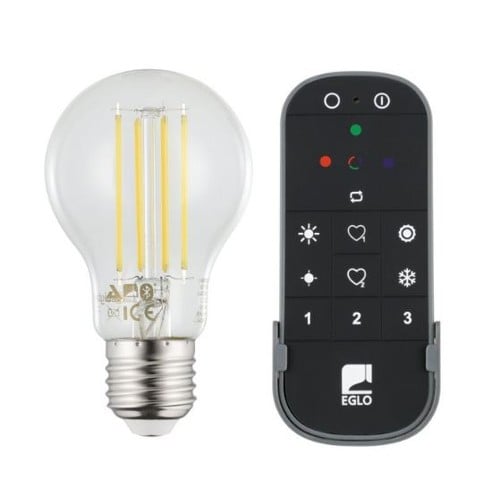 EGLO Smart Ljuskälleset (2x E27 A60) – Zigbee & Bluetooth med Fjärrkontroll