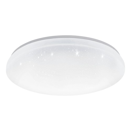 EGLO Totari-Z taklampa Ø53 – Vit med kristalleffekt – Zigbee & Bluetooth