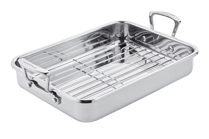 Scanpan - Impact Bräter mit Rost - Induktion - 42x26 cm