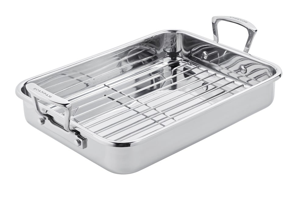 Scanpan - Impact Induction 43x28cm Bradepande med Rist