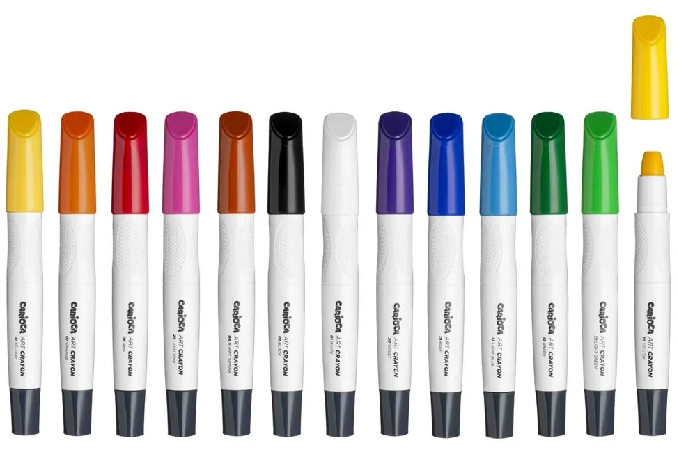 Carioca Plus - Art crayons water-soluble, 12 pcs (809313)