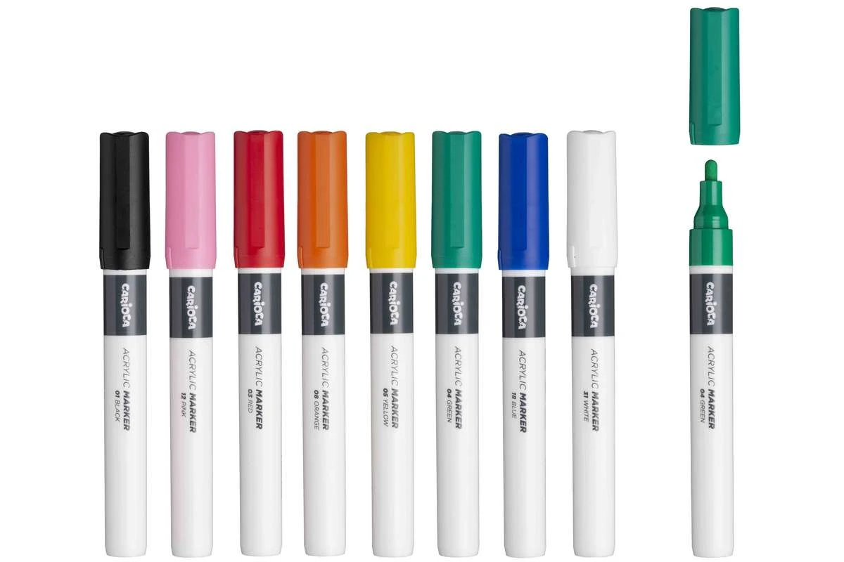 Carioca Plus - Acrylic markers, 8 pcs (809309) - Leker