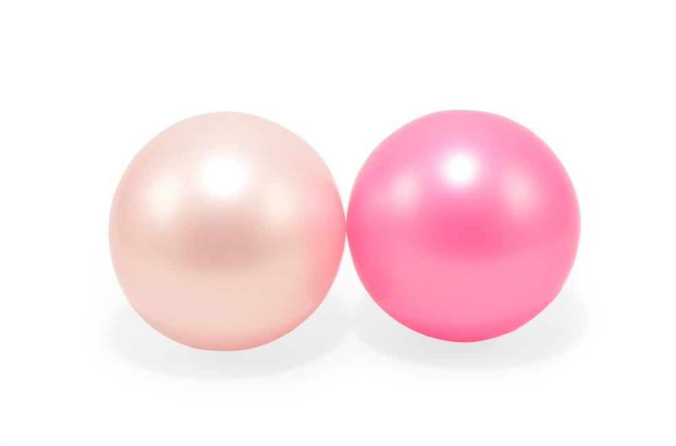 Magni - Balls 2 in net, pink - 15 cm (3041) - Leker