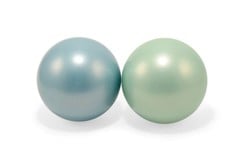 Magni - Balls plastic 2 in net green and blue - 15cm (3042)