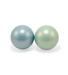 Magni - Bolde plast 2 i net (grøn og blå - 15cm)