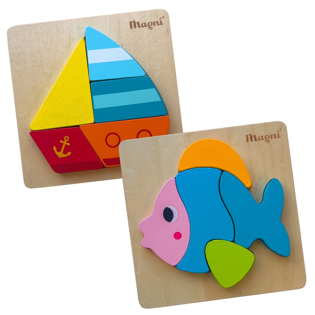 Magni - Ship/Fish puzzle (3936) - Leker