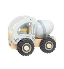 Magni - Wooden cement truck with rubber wheels (5593)