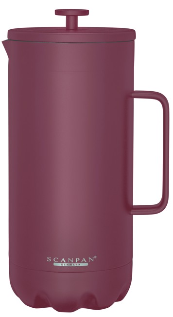 Scanpan - To Go French Press Coffee Maker 1L - Persian Red