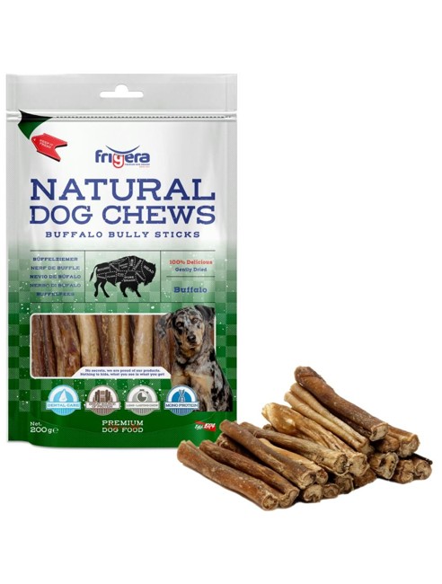 Frigera - Natural Dog Chews Bøffelpinde 200gr