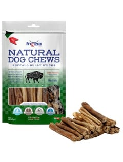 Frigera - Natural Dog Chews Bøffelpinde 200gr