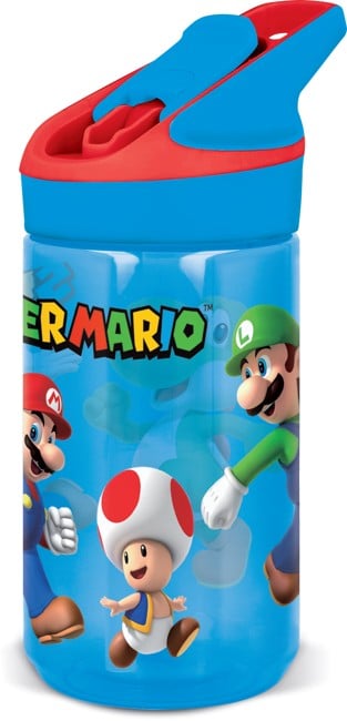 Stor - Tritan premium Water Bottle 480 ml - Super Mario  (21496)