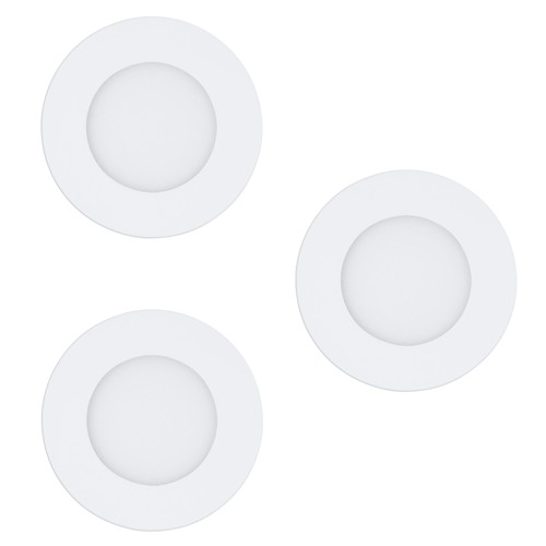 EGLO Fueva-Z Infällda Spotlights 3-pack Ø8.5 – Smart Tunable