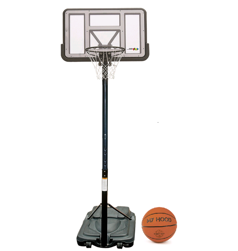 My Hood - Basketball Stand College + Basketball size 7 - Leker