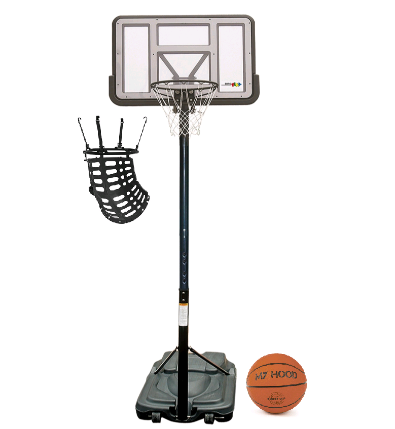 My Hood - Basketball Stand College + Ballreturn + Basketball size 7 - Leker