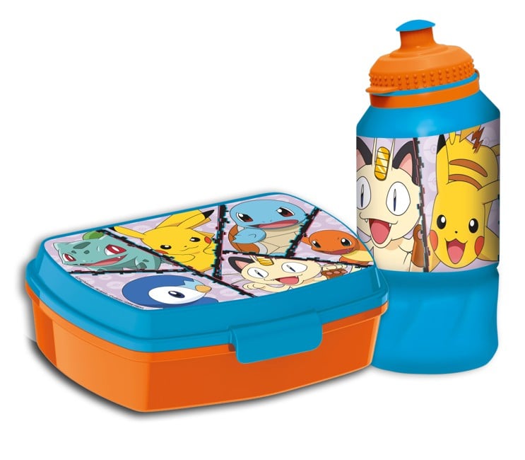 Stor - Lunchbox & Water Bottle - Pokémon (8073)