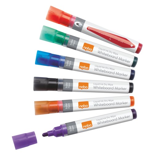 Nobo - Whiteboard Marker 6 Pieces