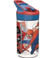 Stor - Urban Web Drikkedunk med sugerør 480 ml - SpiderMan