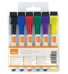 Nobo - Whiteboard Marker Mini 6 Pieces