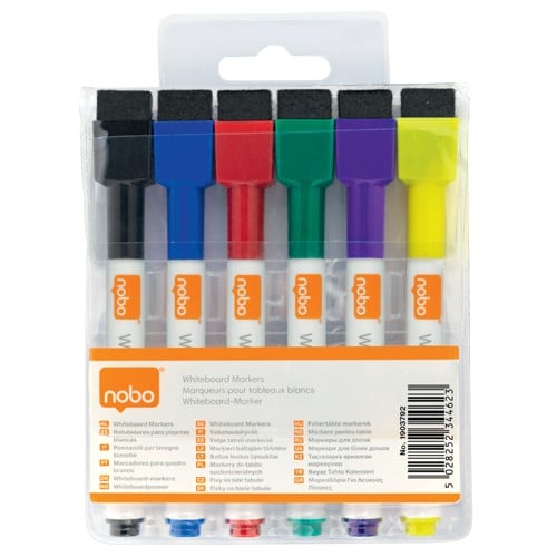 Nobo - Whiteboard Marker Mini 6 Pieces
