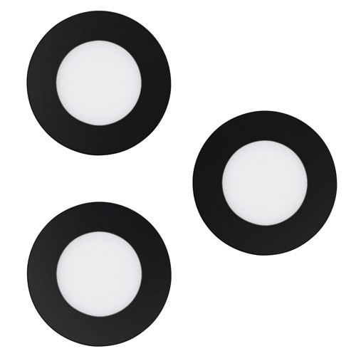 EGLO Set med 3x Fueva-Z Infällda Spotlights Ø8.5 - Smart Tunable White - Zigbee & Bluetooth