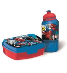 Stor - Lunchbox & Water Bottle - Spiderman (51373)