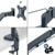 Leitz - Ergo Monitor arm space-saving single - Dark grey thumbnail-5