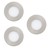 EGLO - Set of 3x Fueva-Z recessed brushed steel Ø8.5 - TW - Zigbee, Bluetooth thumbnail-1