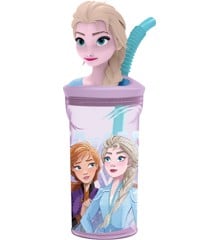 Stor - Drikkeglass, 3D figur - Disney Frost