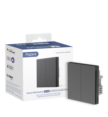 Aqara - Smart Wall Switch H1 (with neutral) - Single Rocker, Grey