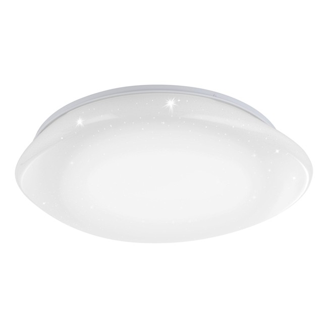 EGLO - Sileras-Z ceiling lamp white with crystal effect Ø60 - RGB + TW - Zigbee, Bluetooth