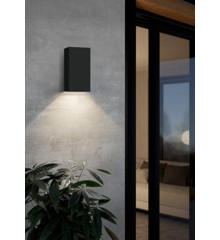 EGLO - Eremitana-Z outdoor wall lamp black - RGB + TW - Zigbee, Bluetooth