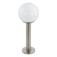 EGLO - Nisia-Z Außen-Stehlampe Edelstahl und Weiß H52,5 - RGB + TW - Zigbee, Bluetooth