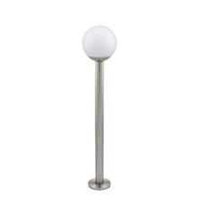 EGLO - Nisia-Z Außen-Stehlampe Edelstahl und Weiß H98 - RGB + TW - Zigbee, Bluetooth