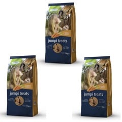 Aveve - 3 x Jumpi Carrot, Horse snacks 1 kg