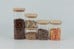 Olsen Home - Glass Storage Bins With Bamboo Lids - 5 Pack thumbnail-2