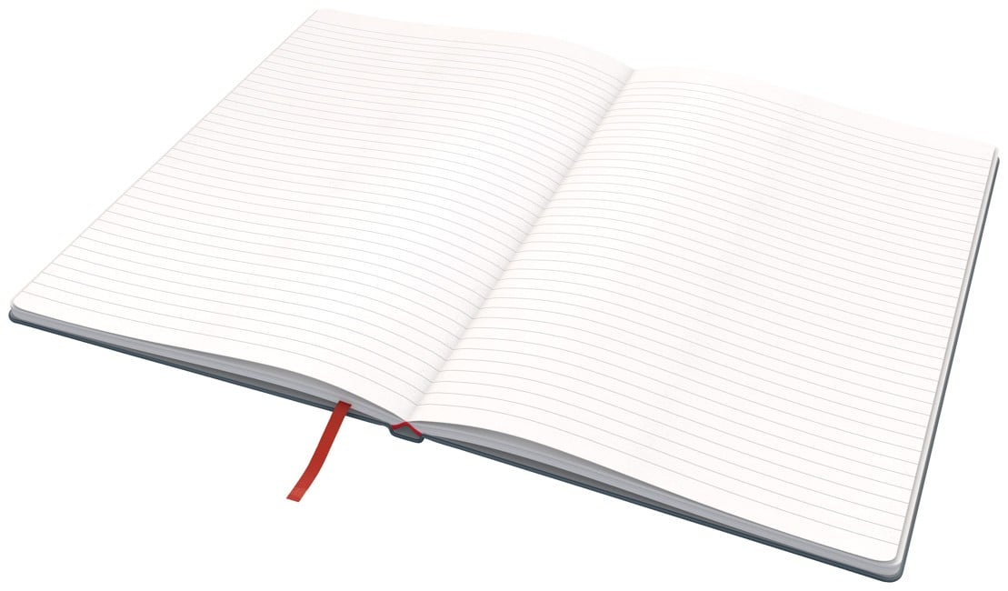 Leitz - Cosy Notebook Hard Cover Large Grey - Ruled