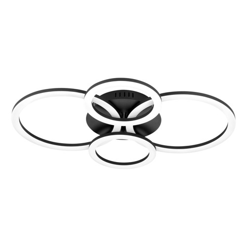 EGLO Paranday-Z Taklampa – Smart Belysning i Svart, 61.5x45 cm, Zigbee & Bluetooth