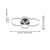 EGLO - Paranday-Z ceiling lamp w/circles black 61.5x45 - TW - Zigbee, Bluetooth thumbnail-5