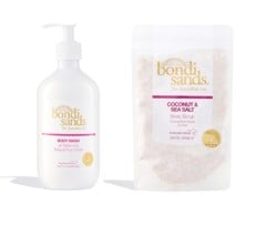 Bondi Sands - Tropical Rum Body Wash 500 ml + Bondi Sands - Tropical Rum Coconut & Sea Salt Body Scrub 250 g