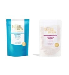 Bondi Sands - Coconut & Sea Salt Body Scrub 250 g + Bondi Sands - Tropical Rum Coconut & Sea Salt Body Scrub 250 g
