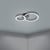 EGLO - Paranday-Z ceiling lamp w/circles black 44.5x30 - TW - Zigbee, Bluetooth thumbnail-4