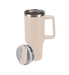 Olsen Home - Thermos cup with straw, 1200ml - Beige