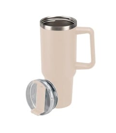 Olsen Home - Thermos cup with straw, 1200ml - Beige