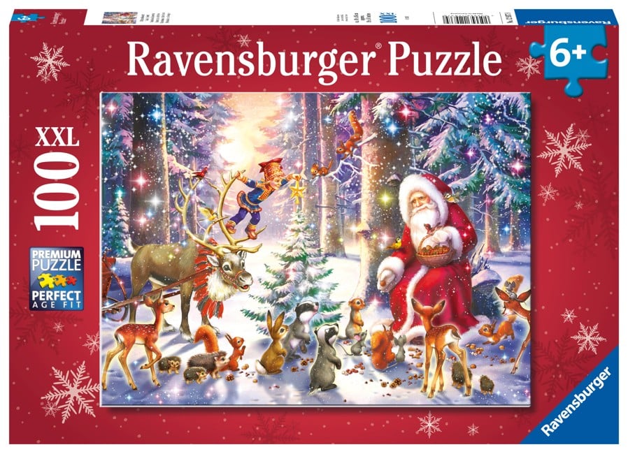 Ravensburger - Puzzle Christmas In The Forest 100p (10112937)