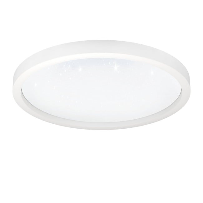 EGLO - Montemorelos-Z loft lamp white w/crystal effect Ø57 - RGB + TW - Zigbee, Bluetooth