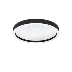 EGLO - Montemorelos-Z loft lamp black w/crystal effect Ø42 - RGB + TW - Zigbee, Bluetooth